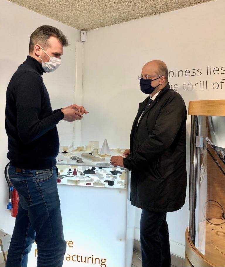Christophe Grudler, MEP visits Pollen AM